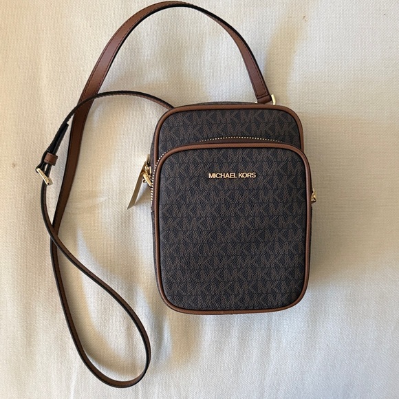 Michael Kors Dark Brown Messenger Bag - Picture 2 of 2